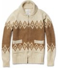 Maison Martin Margiela Fair Isle Camel Cardigan