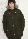 Penfield Olive Hoosac Faux Fur Collar Parka
