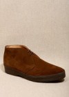 Sanders Snuff Crepe Hi-top Chukka Boots