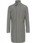 Reiss Baker Single Breasted Raincoat Mid Grey