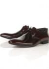 Topman Nero High Shine Leather Shoe