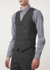 Topman Made In England Charcoal Grey Seymour Suit Waistcoat