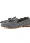 Topman Miller Herringbone Slim Soled Loafers