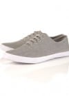 Topman Scout Grey Denim 3 Plimsolls