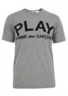 Comme Des Garcons Play P1-t080 Grey T-shirt