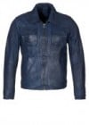 Gipsy Darell - Leather Jacket - Blue