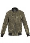 Mcq Alexander Mcqueen Cable-print Bomber Jacket 134898
