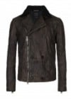 Allsaints Diverse Leather Pea Coat