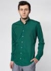 American Apparel Washed Poplin Long Sleeve Button-down