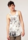 Asos Black Splatter Print Vest