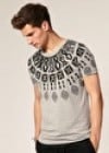 Asos Navajo Yoke Print Crew Neck T-shirt