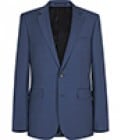 Reiss Garth B Classic Two Button Mixer Airforce Blue