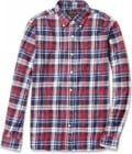 Beams Plus Plaid Cotton-flannel Shirt
