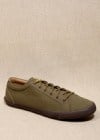 Lyle & Scott Yew Green Classic Canvas Trainers