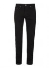Topman Black Embroidery Cross Back Yoke Stretch Skinny Jeans