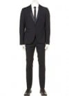 Topman Navy Satin Skinny Two Piece Suit