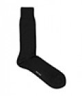 Reiss Shackleton Plain Rib Sock Black