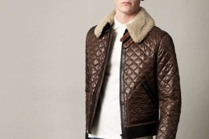 Burberry Brit Quilted Aviator Jacket