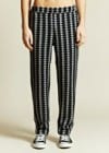 Comme Des Garcons Homme Plus Mens Contrast Pattern Pants