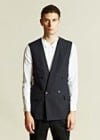 Mason Jung Mens Asymmetrical Sleeveless Jacket