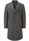 Austin Reed Charcoal Herringbone Coat