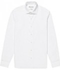 Reiss Zinc Long Sleeve Poplin Shirt White