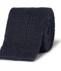 Drakes Knitted Cotton Tie