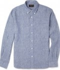 Beams Plus Linen-chambray Shirt