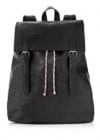 Topman Black Pu Heritage Rucksack