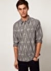 Asos Shirt With Ikat Print