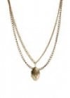 Asos Enamel Locket Chain Necklace
