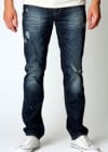 Mid Wash Detail Jeans