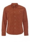 Easy Microprint Shirt With Fox Detail