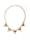 Triangle Bunting Box Chain Collar Necklace