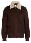Hartford Chocolate Suede Jimmy Bomber