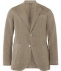 Canali Slim-fit Cotton And Linen-blend Blazer