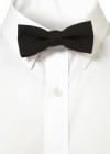 Topman Black Textured Bow Tie