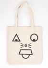 American Apparel Screen Print Bull Denim Woven Cotton Tote - Lules