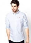 Farah Vintage Oxford Shirt With Button Down Collar