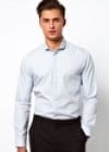 Asos Slim Fit Shirt With Curve Collar