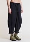 Yohji Yamamoto Mens Round Side Twill Pants