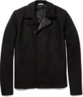 Bottega Veneta Leather-trimmed Wool-blend Jacket