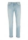 Topman Bleach Wash Skinny Jeans