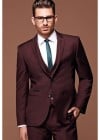 Sussex Burgundy Slim Fit Fashion Suit Jacket
